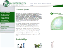 Tablet Screenshot of geosonicng.com